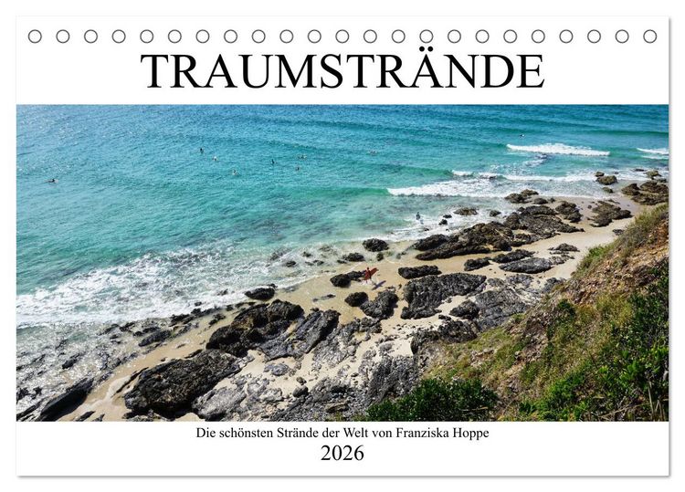 Produktbild: Traumstr&auml;nde - die sch&ouml;nsten Str&auml;nde der Welt (Tischkalender 2026 DIN A5 quer), CALVENDO Monatskalender