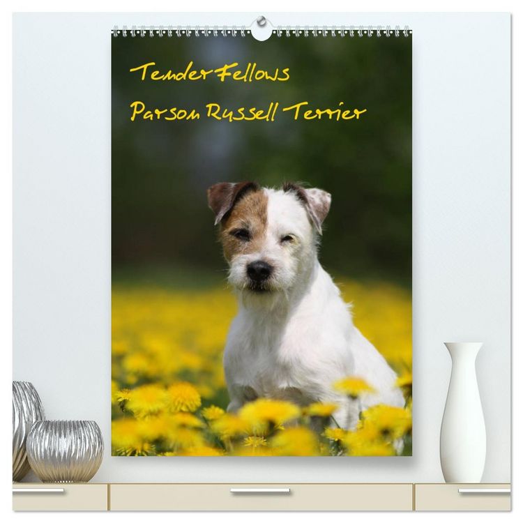 Produktbild: Tender Fellows - Parson Russell Terrier (hochwertiger Premium Wandkalender 2026 DIN A2 hoch), Kunstdruck in Hochglanz