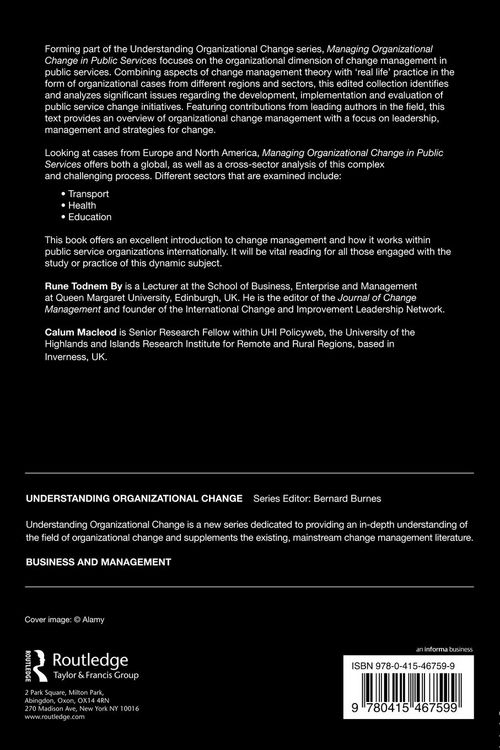 Produktbild: Managing Organizational Change in Public Services