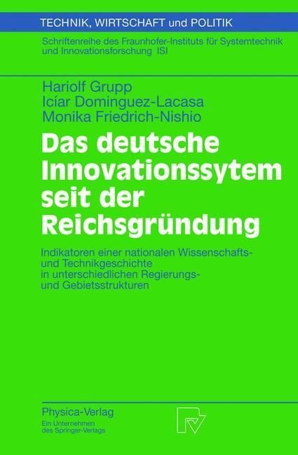 Produktbild: Das deutsche Innovationssystem seit der Reichsgr&uuml;ndung