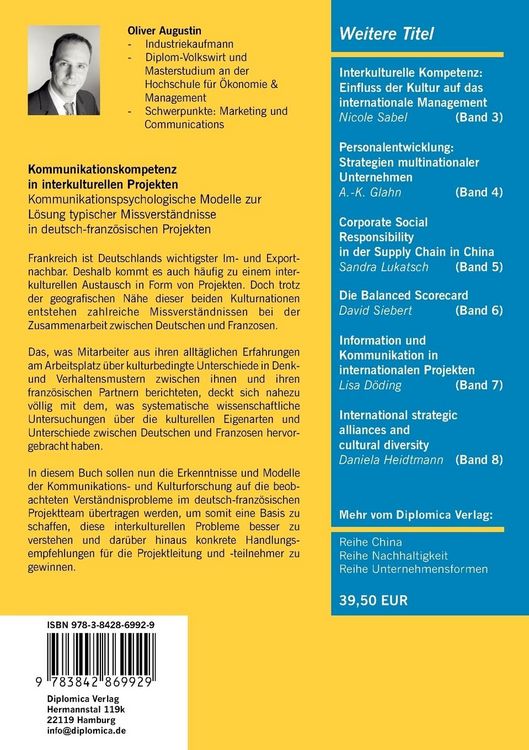 Produktbild: Kommunikationskompetenz in interkulturellen Projekten