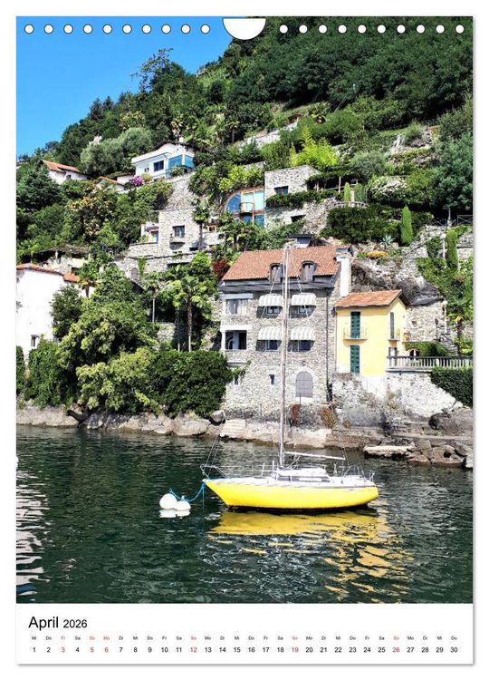 Produktbild: Traumhafter Lago Maggiore (Wandkalender 2026 DIN A4 hoch), CALVENDO Monatskalender