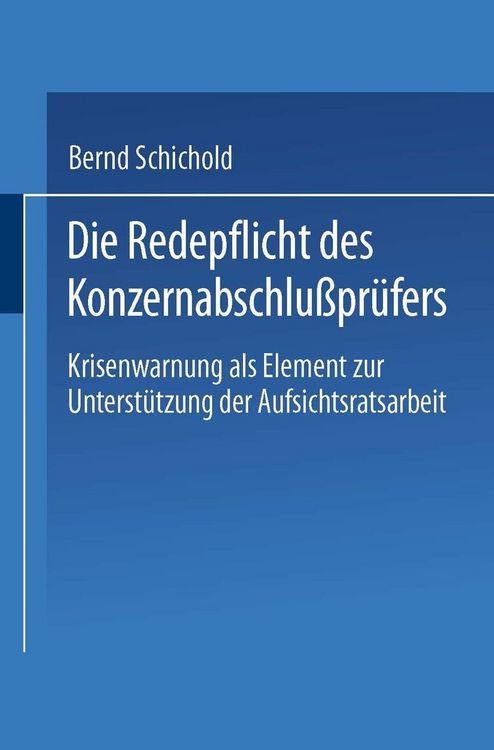 Produktbild: Die Redepflicht des Konzernabschlu&szlig;pr&uuml;fers