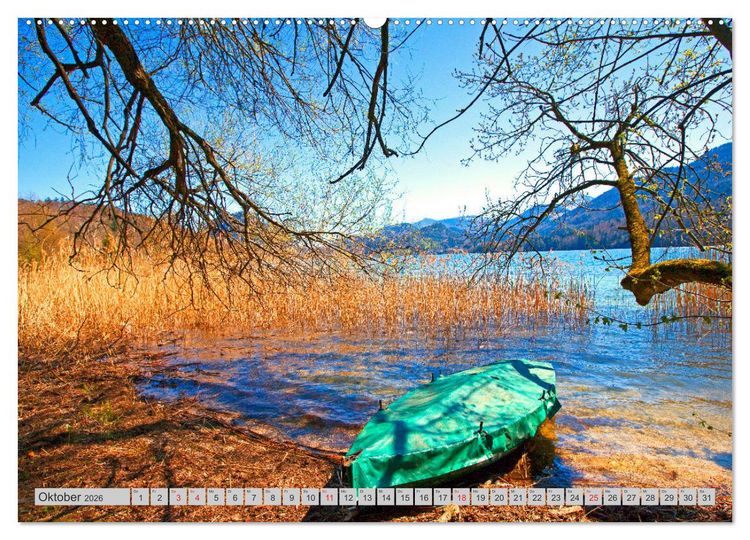 Produktbild: Rund um den Fuschlsee (Wandkalender 2026 DIN A2 quer), CALVENDO Monatskalender