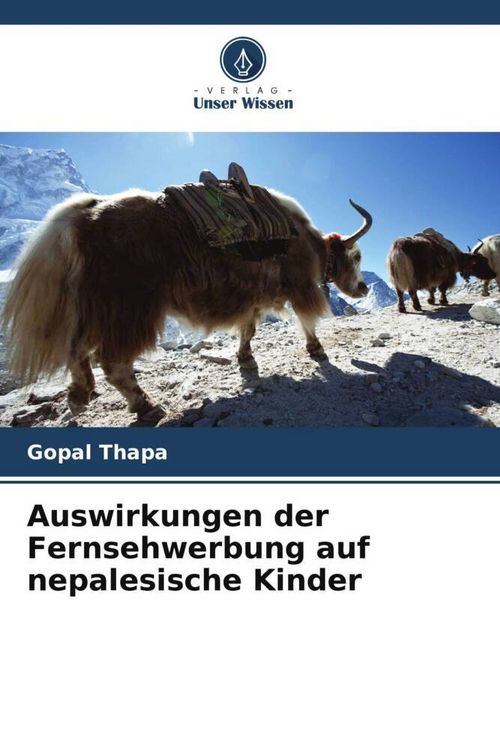 Produktbild: Auswirkungen der Fernsehwerbung auf nepalesische Kinder