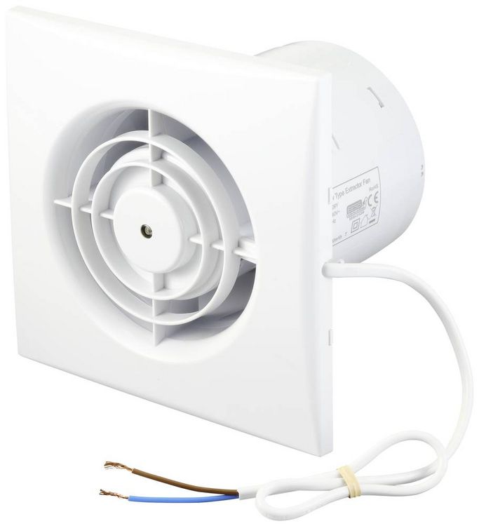 Produktbild: Sygonix Wand- und Deckenl&uuml;fter 230 V/AC 130 m&sup3;/h 100mm
