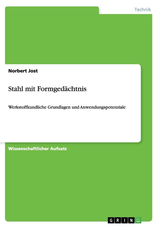 Produktbild: Stahl mit Formged&auml;chtnis