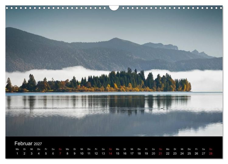 Produktbild: Unser Bayern (Wandkalender 2027 DIN A3 quer), CALVENDO Monatskalender