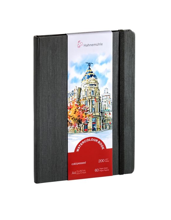 Produktbild: Hahnem&uuml;hle Papier Watercoulour Book 200g/m&sup2;, DIN A4 Hochformat, 200 g/m&sup2;