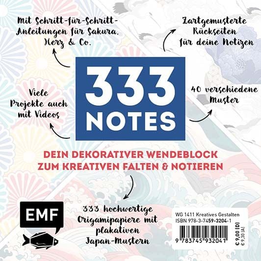 Produktbild: 333 Origami Minis &ndash; Musterliebe Japan