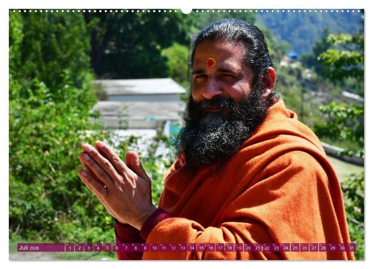 Produktbild: Char Dham - hinduistische Pilgerreise im Himalaya (Wandkalender 2026 DIN A2 quer), CALVENDO Monatskalender