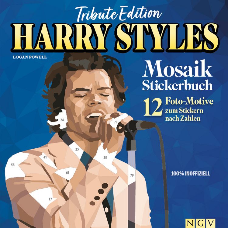 Produktbild: Tribute Edition Harry Styles Mosaik Stickerbuch