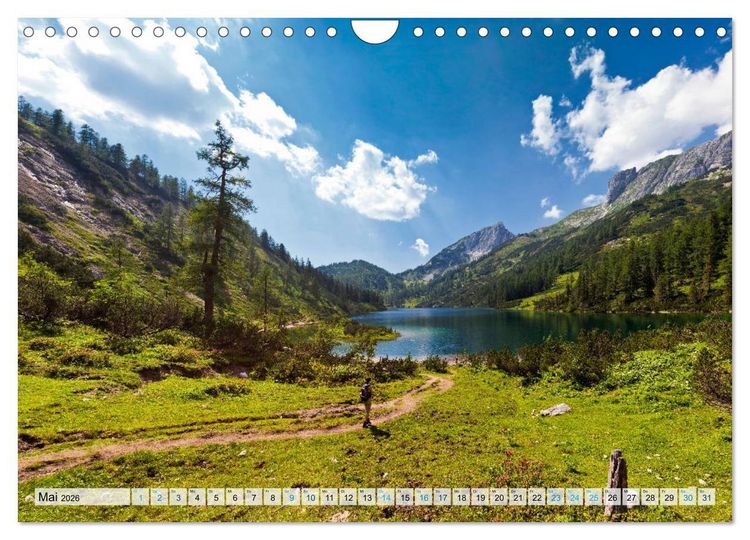 Produktbild: &Ouml;sterreich Berg und See (Wandkalender 2026 DIN A4 quer), CALVENDO Monatskalender