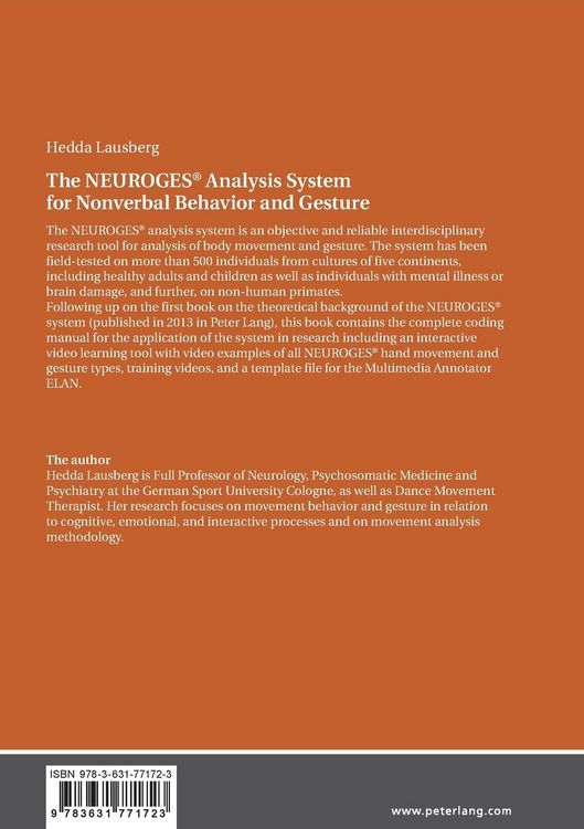 Produktbild: The NEUROGES&reg; Analysis System for Nonverbal Behavior and Gesture