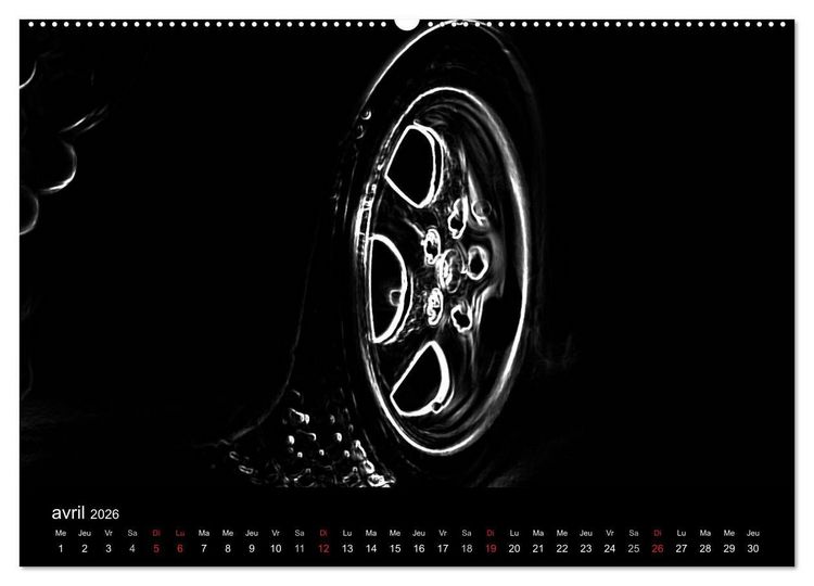 Produktbild: 911 Lignes (Calendrier mural 2026 DIN A2 vertical) calendrier de bureau