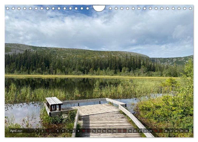 Produktbild: Wandern in Schweden - Einladung in die Natur (Wandkalender 2027 DIN A4 quer), CALVENDO Monatskalender