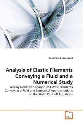 Produktbild: Beauregard, M: Analysis of Elastic Filaments Conveying a Flu