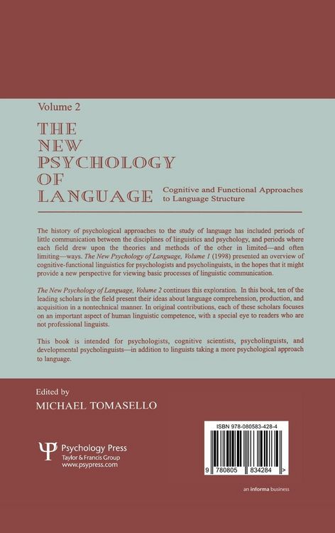 Produktbild: The New Psychology of Language