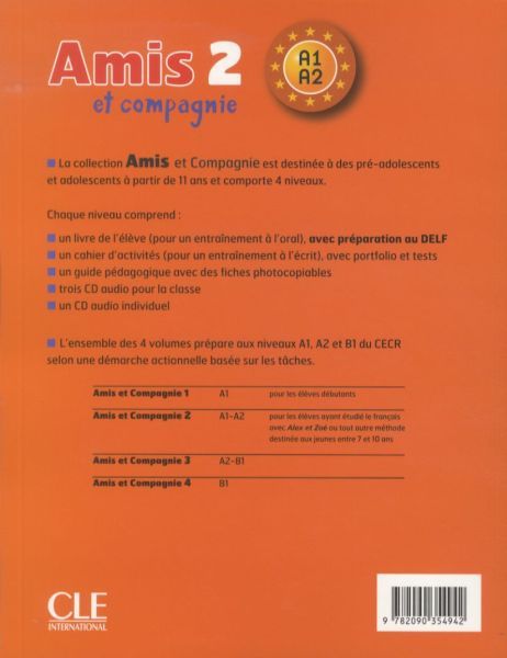 Produktbild: Amis et compagnie 2: Cahier d'activites A1/A2