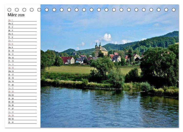 Produktbild: Tschechien - Die Burg Strekov (Tischkalender 2026 DIN A5 quer), CALVENDO Monatskalender