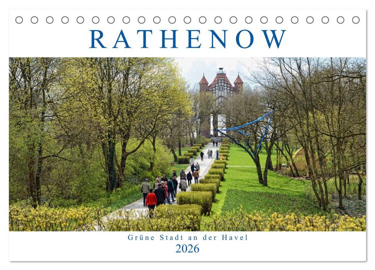 Produktbild: Rathenow - Gr&uuml;ne Stadt an der Havel (Tischkalender 2026 DIN A5 quer), CALVENDO Monatskalender