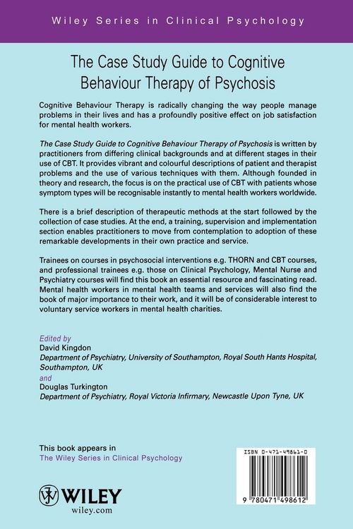 Produktbild: The Case Study Guide to Cognitive Behaviour Therapy of Psychosis