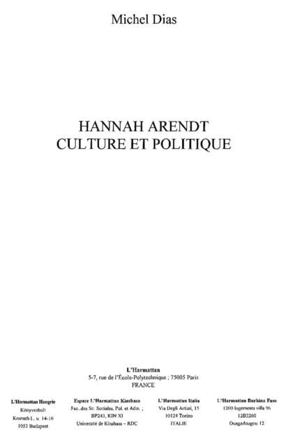 Produktbild: Hannah Arendt