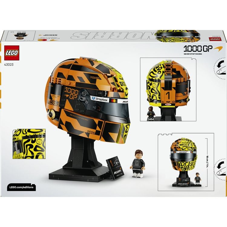 Produktbild: LEGO Editions 43023 McLaren Mastercard F1 Team Lando Norris&rsquo; Helm; Bauset