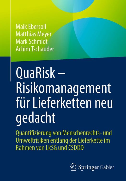 Produktbild: QuaRisk &ndash; Risikomanagement f&uuml;r Lieferketten neu gedacht