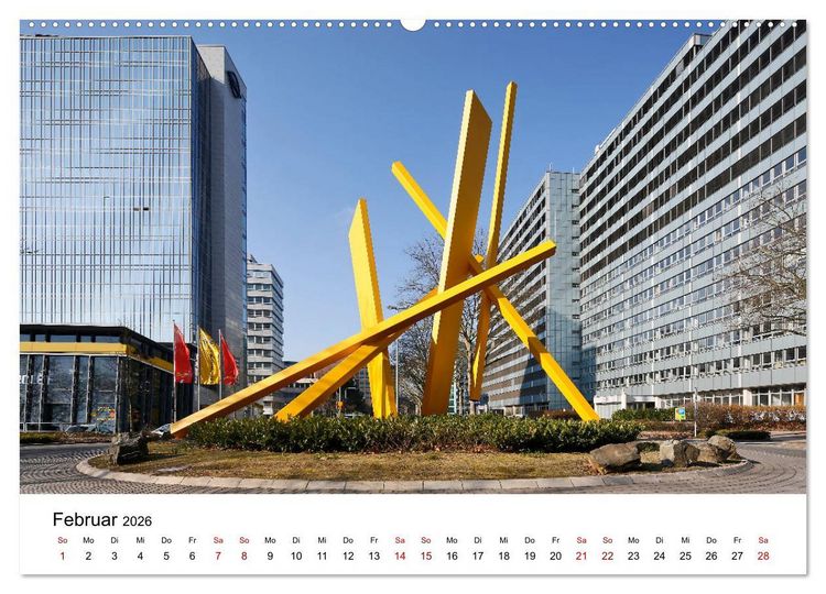 Produktbild: Eschborn vom Taxifahrer Petrus Bodenstaff (Wandkalender 2026 DIN A2 quer), CALVENDO Monatskalender