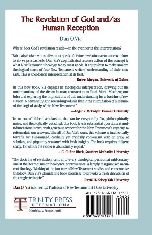 Produktbild: The Revelation of God And/As Human Reception in the New Testament