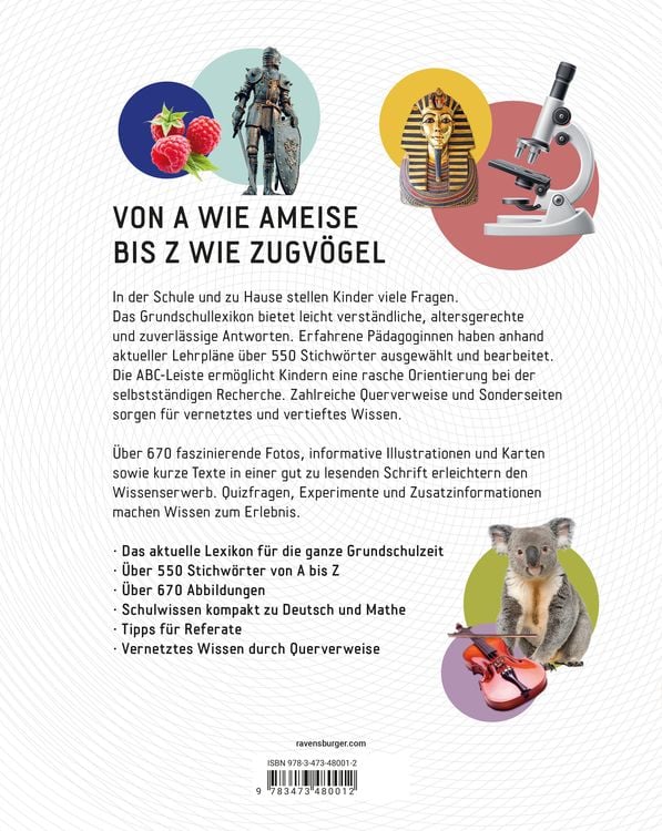 Produktbild: Ravensburger Lexika - Das Ravensburger Grundschullexikon von A bis Z