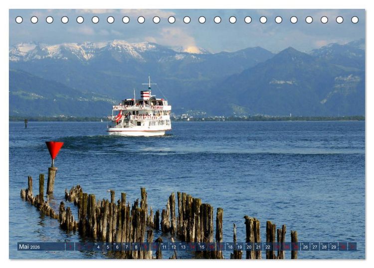 Produktbild: Bodenseeperlen (Tischkalender 2026 DIN A5 quer), CALVENDO Monatskalender