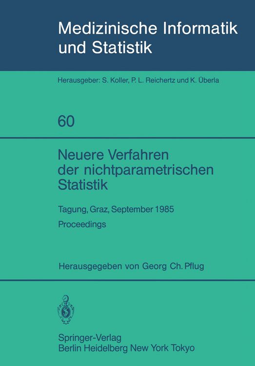 Produktbild: Neuere Verfahren der nichtparametrischen Statistik