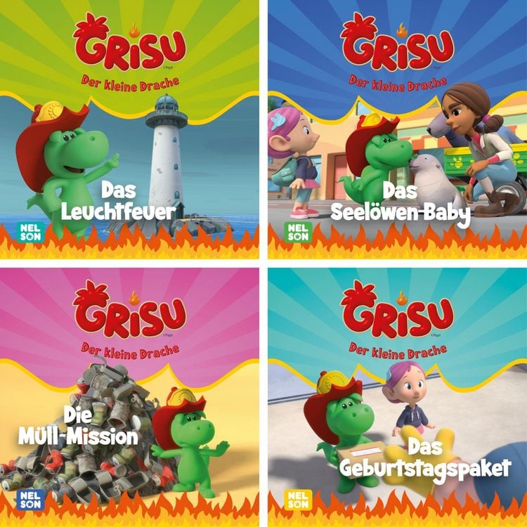 Produktbild: 4er-Set Maxi-Mini 54: Grisu