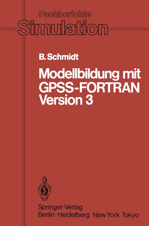 Produktbild: Modellbildung mit GPSS-FORTRAN Version 3