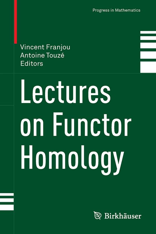 Produktbild: Lectures on Functor Homology