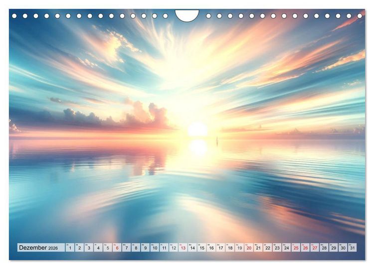 Produktbild: Momente der Ruhe - Beruhigende Ansichten f&uuml;r jeden Monat (Wandkalender 2026 DIN A4 quer), CALVENDO Monatskalender