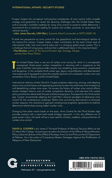 Produktbild: Arms Control for the Third Nuclear Age