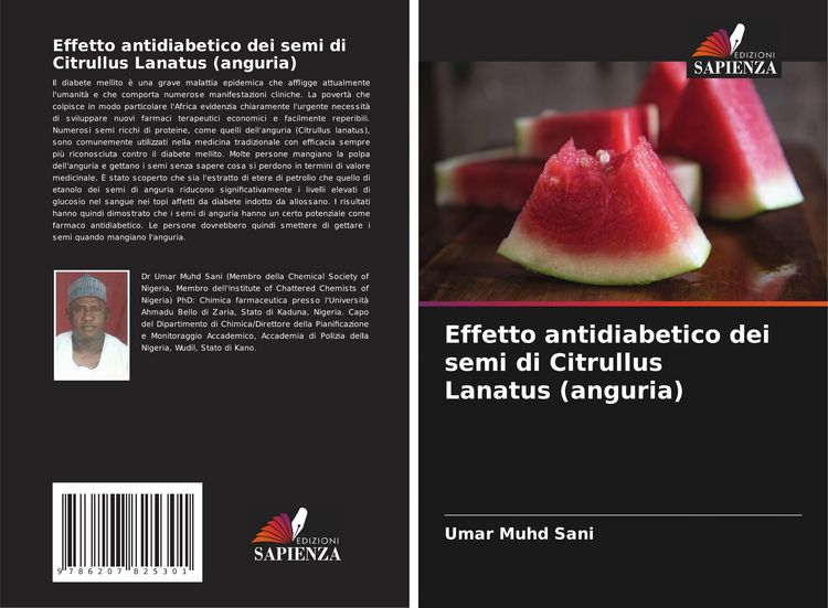Produktbild: Effetto antidiabetico dei semi di Citrullus Lanatus (anguria)