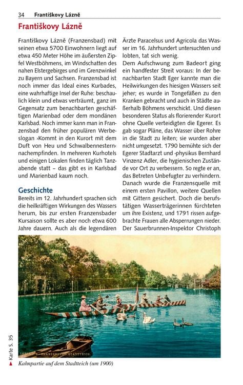 Produktbild: TRESCHER Reisef&uuml;hrer B&ouml;hmisches B&auml;derdreieck