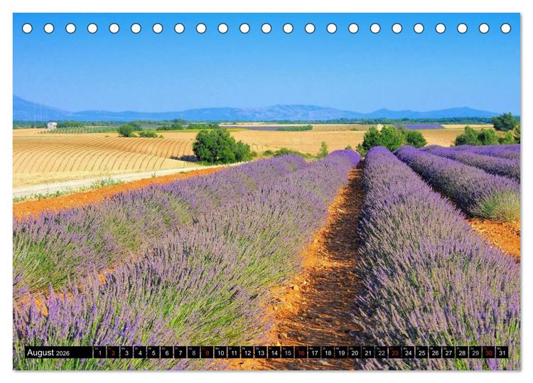Produktbild: Verzaubernde Provence (Tischkalender 2026 DIN A5 quer), CALVENDO Monatskalender