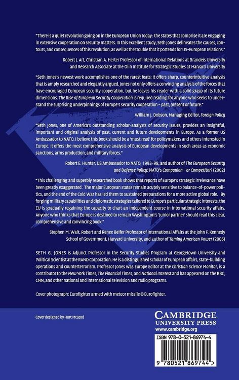 Produktbild: The Rise of European Security Cooperation