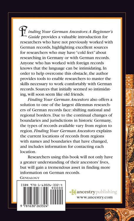 Produktbild: Finding Your German Ancestors