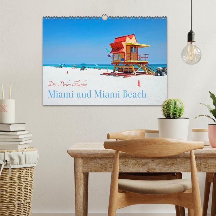 Produktbild: Miami und Miami Beach (Wandkalender 2026 DIN A3 quer), CALVENDO Monatskalender