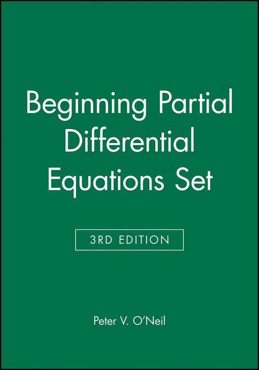 Produktbild: Beginning Partial Differential Equations
