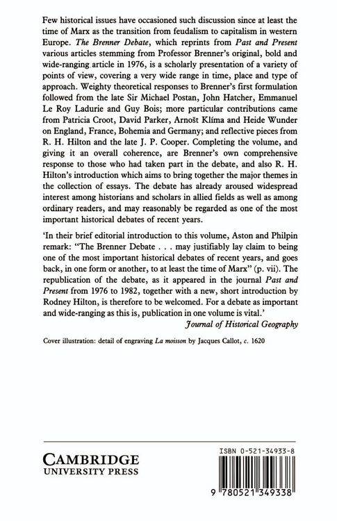 Produktbild: The Brenner Debate