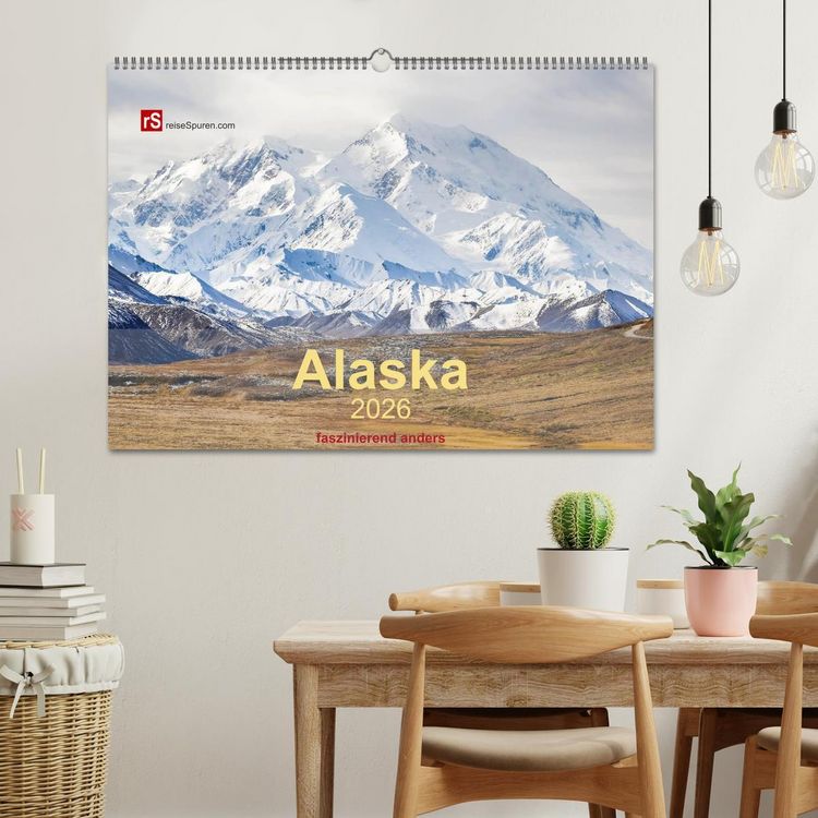 Produktbild: Alaska 2026 - faszinierend anders (Wandkalender 2026 DIN A2 quer), CALVENDO Monatskalender