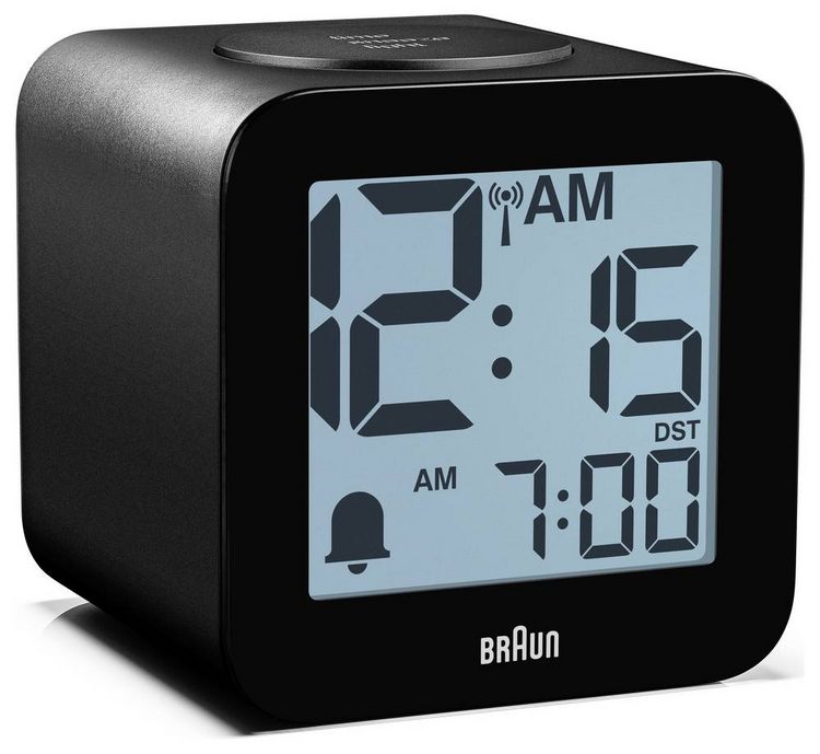 Produktbild: Braun 60077 Wecker Schwarz Gro&szlig;es Display