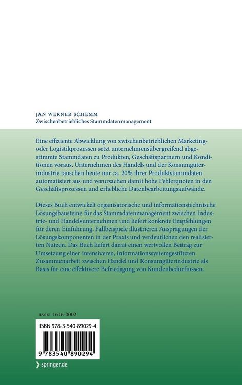 Produktbild: Zwischenbetriebliches Stammdatenmanagement